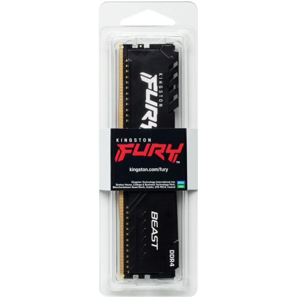 Kingston FURY Beast 8GB DDR4 3200MT/s CL16 DIMM Black – PC Arbeitsspeicher